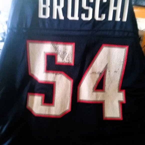 Reebok NFL New England Patriots Teddy Bruschi #54 Football Jersey- Men's Large - Picture 2 of 3